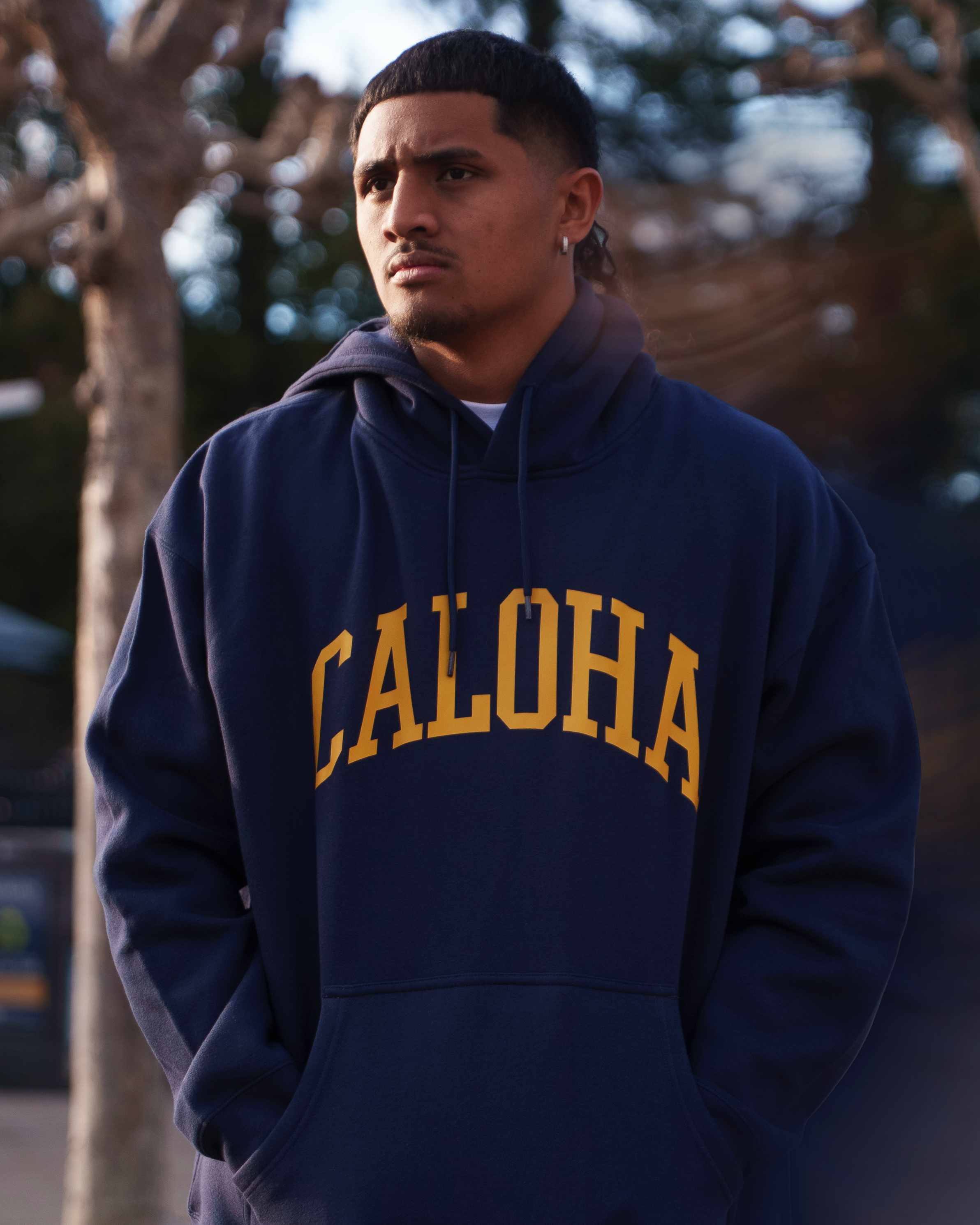 CALOHA HOODIE (NAVY)
